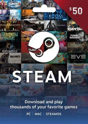 Imagen de GIFT CARD STEAM 50$